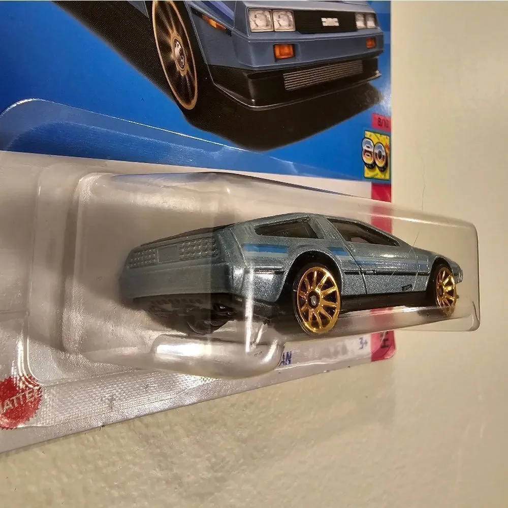 Hot Wheels Car DMC Delorean HW 80s Hotwheels 2023 Mainline Casting Mattel New